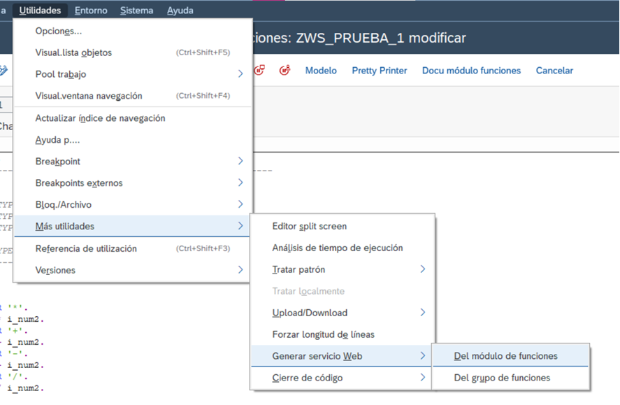 La Guía para Desarrollar Servicios Web en SAP con SE37