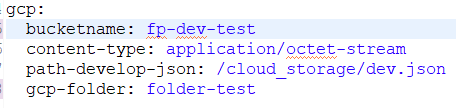 Implementación de API de Cloud Storage en archivos Java